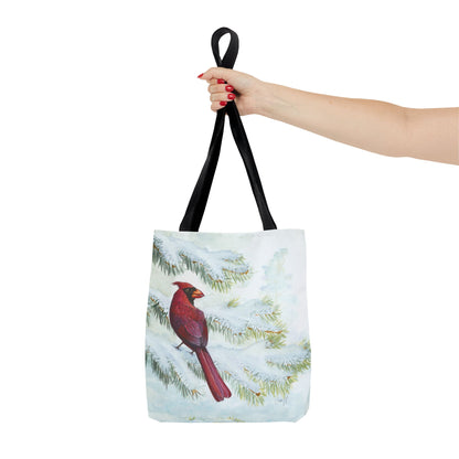 "Vermillion Winter" Tote Bag