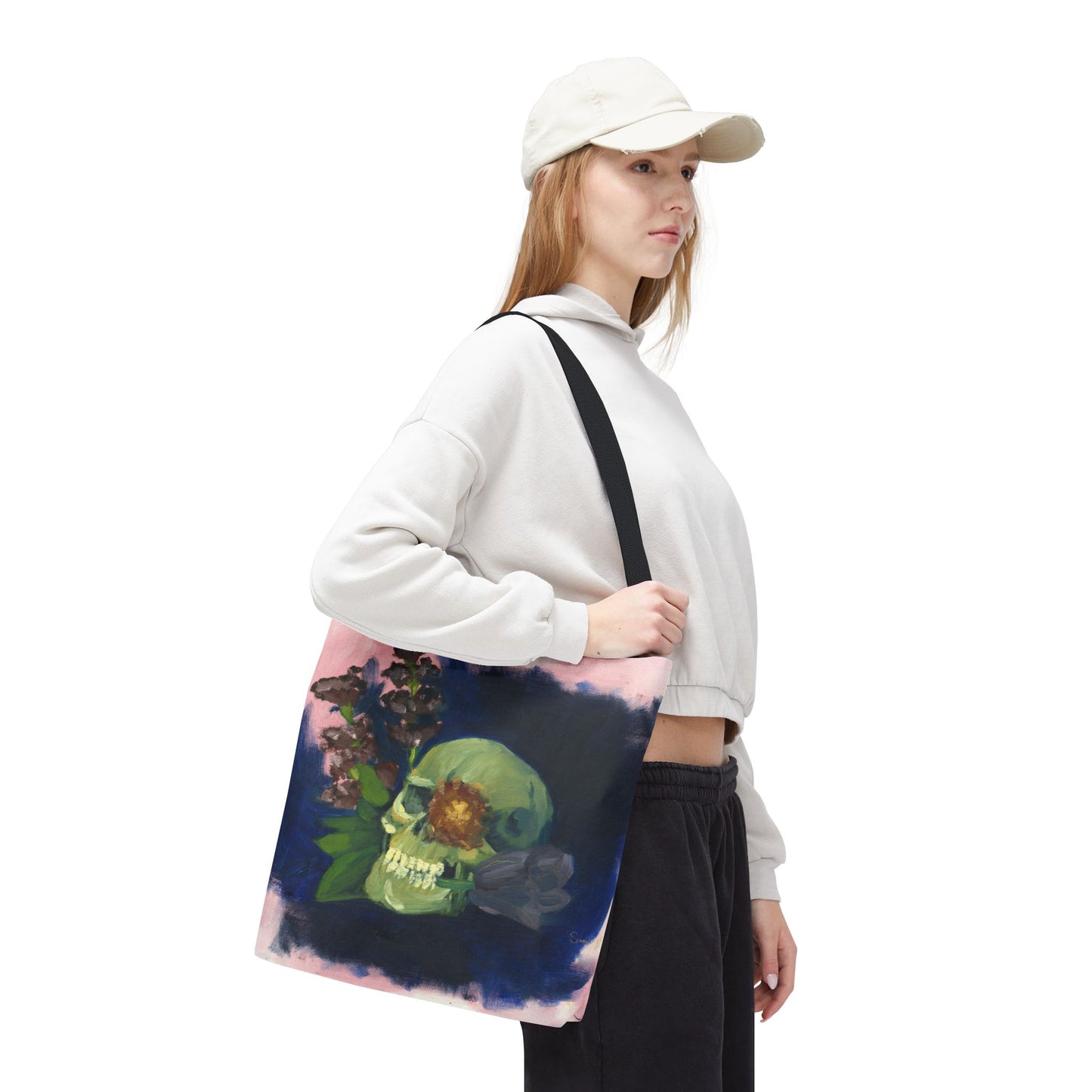 "Untitled, Skull" Tote Bag