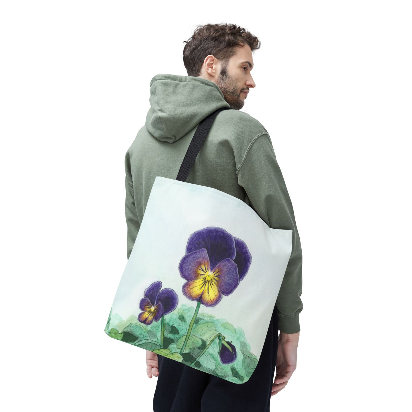 "Viola Northern Lights" Tote Bag