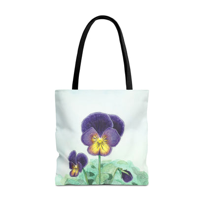 "Viola Northern Lights" Tote Bag