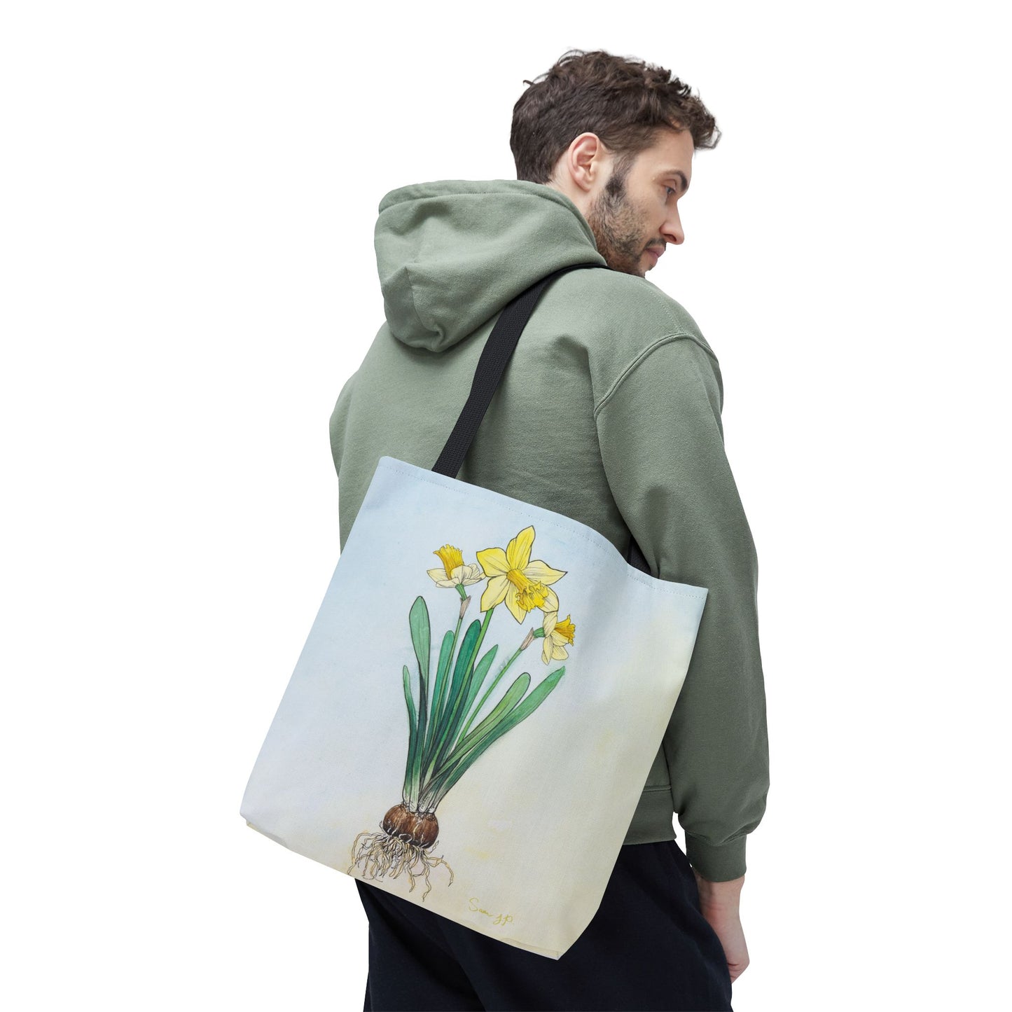 "Daffodil Study" Tote Bag