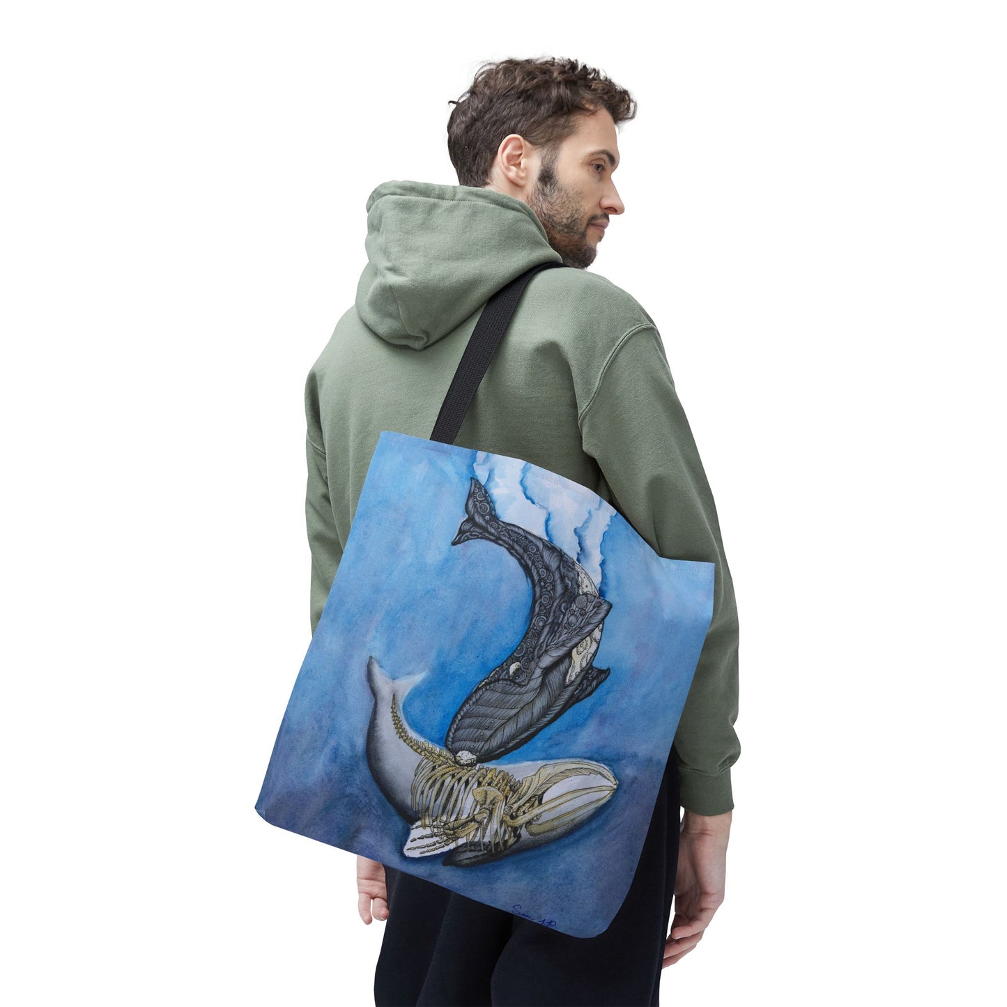 "North Right Whale Study" Tote Bag