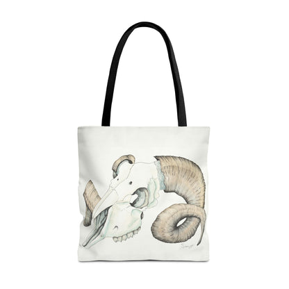 "Ram Skull Study" Tote Bag