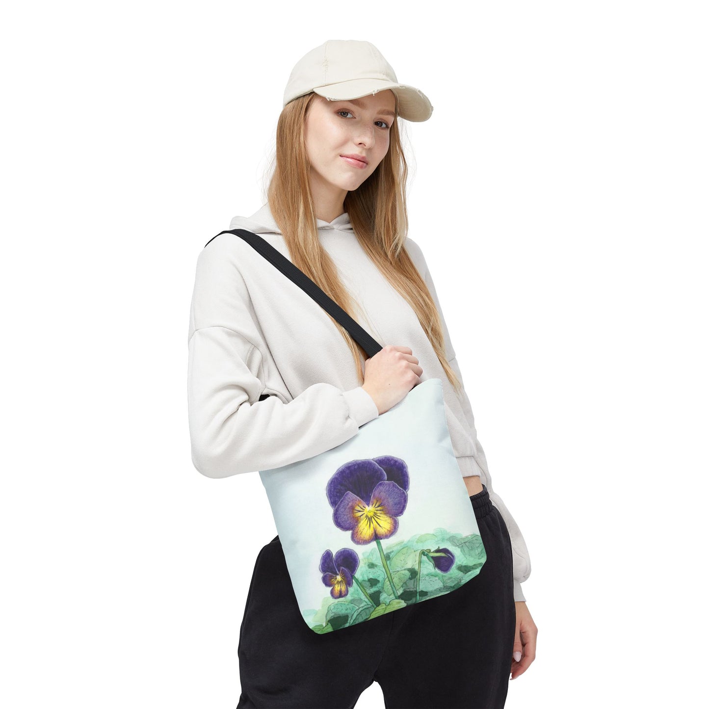 "Viola Northern Lights" Tote Bag