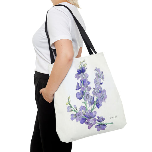 "Larkspur" Tote Bag