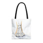 "Feline Paw Study" Tote Bag