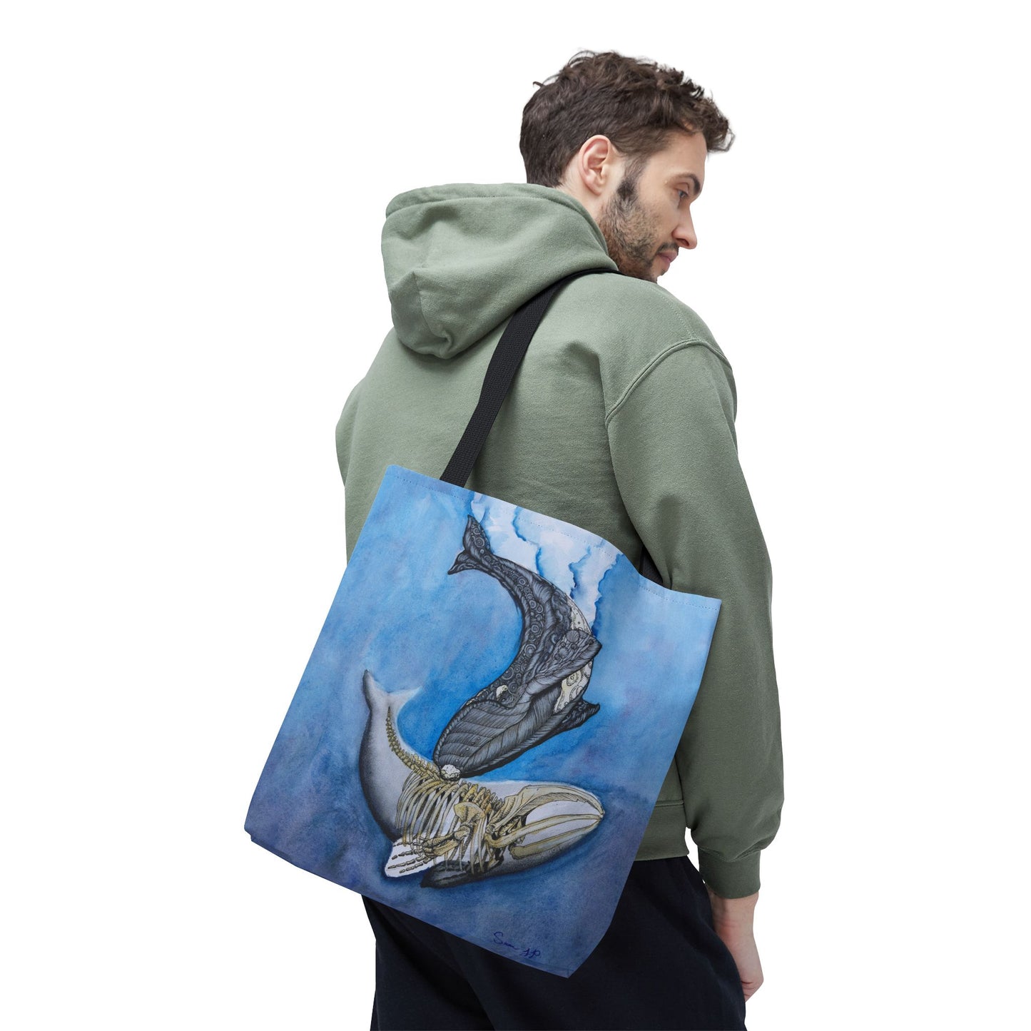 "North Right Whale Study" Tote Bag