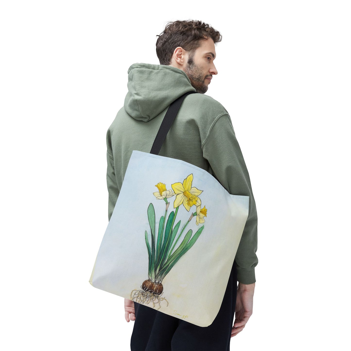 "Daffodil Study" Tote Bag