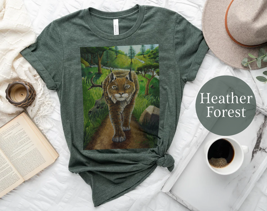 "Catamounts Boscage," Unisex t-shirt