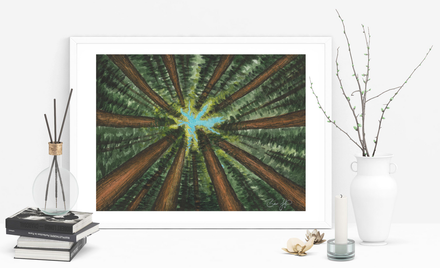 "Colossus" Print of Original Watercolor