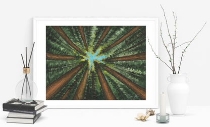 "Colossus" Print of Original Watercolor