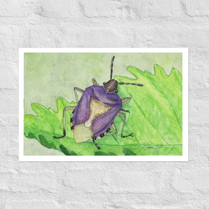 "Mauve" Print of Original Watercolor
