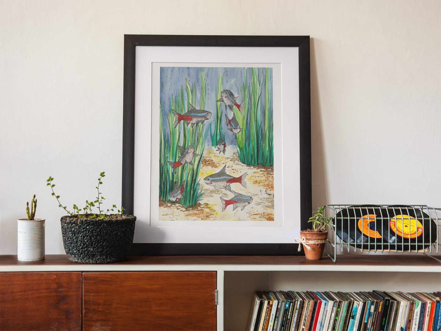 "Skirr", Print of Original Watercolor