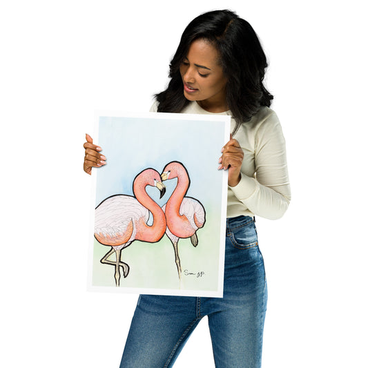 "Fuchsia", Print of Original Watercolor
