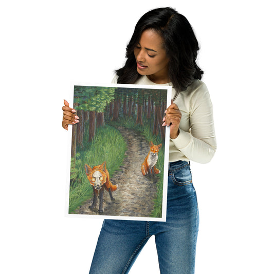 "Mischief" Print of Original Watercolor