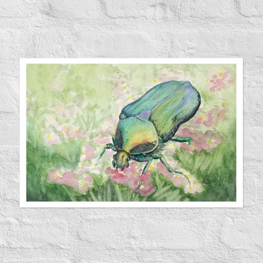 "Beryl" Print of Original Watercolor