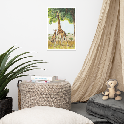 "Reach" Print of Original Watercolor