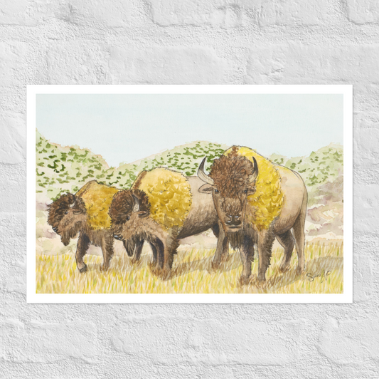 "Nomads" Print of Original Watercolor
