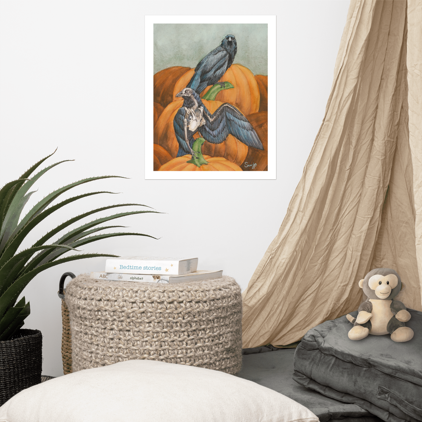 "Augury" Print of Original Watercolor
