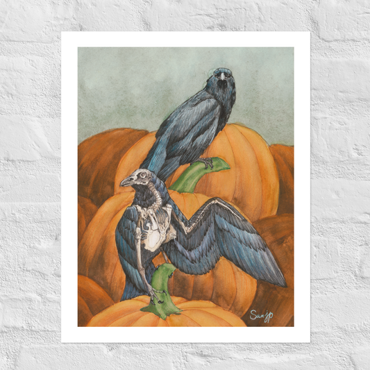 "Augury" Print of Original Watercolor