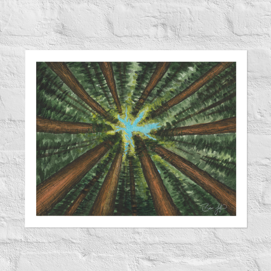 "Colossus" Print of Original Watercolor