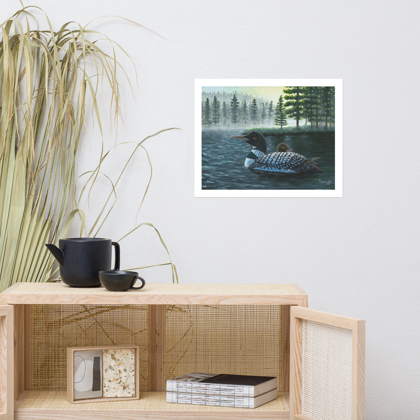 "Boreal Brace" Print of Original Acrylic Painting