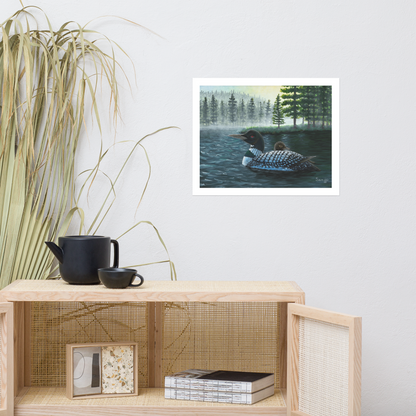 "Boreal Brace" Print of Original Acrylic Painting