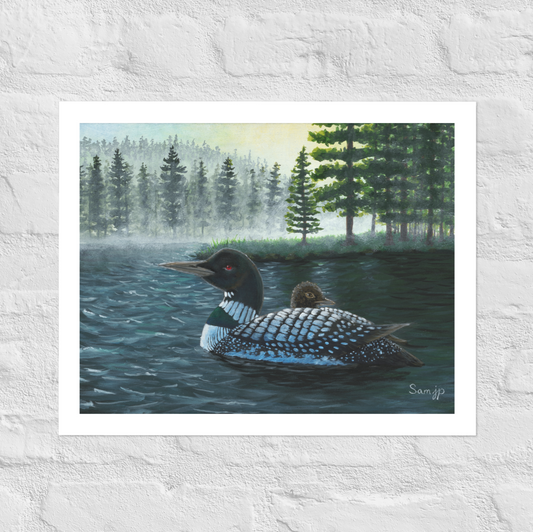 "Boreal Brace" Print of Original Acrylic Painting