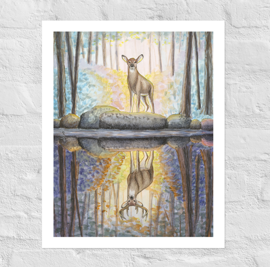 "Echo" Print of Original Watercolor