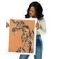 "Untitled, Hands" Print of Original Conte Illustration