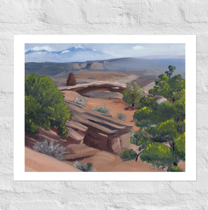 "Utah Landscape", Print of Original Oil Painting