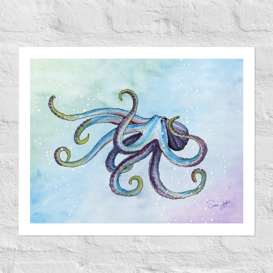 "Shoal", Print of Original Watercolor