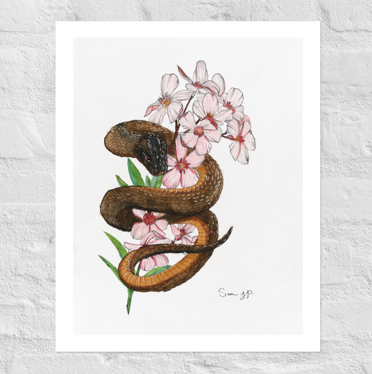 "Toxify", Print of Original Watercolor
