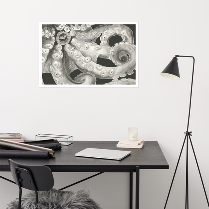 "Submerge", Print of Original Ink Illustration