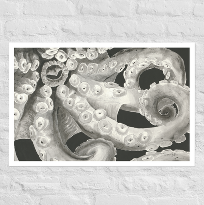 "Submerge", Print of Original Ink Illustration
