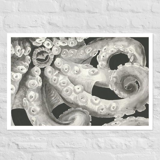 "Submerge", Print of Original Ink Illustration